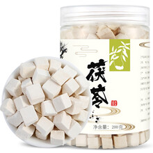 买2贈1】养庆堂 茯苓 白茯苓块 土茯苓丁片 可磨茯苓粉 可搭芡实薏仁米湿驱茶 200g\/罐