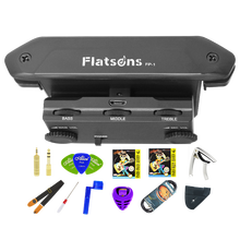 弗兰格FP-1 加震原声打板吉他拾音器 免开孔指弹演出直播木吉他民谣拾音器可充电 FP-1多功能拾音器+送多好礼