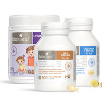 国际	澳大利亚 佰澳朗德Bio Island比奥岛 宝宝高级鳕鱼鱼肝油+乳钙+1段增长素 组合套装 6个月以上