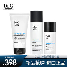 Dr.G/Drg 男士护肤 韩国进口高端水油平衡套装洗面奶爽肤水精华露补水控油保湿 洗面奶+爽肤水+精华露（礼盒装）