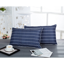 枕头学生单人低枕芯枕套宿舍卡通可爱男女孩一只装一对拍2 罗马条纹（1枕芯1枕套）