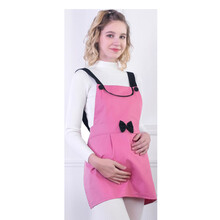 孕妇防辐射肚兜围裙马甲四季上班金属纤维防电磁波辐射服孕妇装 KN007-孕妇防辐射服围裙-粉色 均码