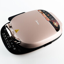 美的（Midea）电饼铛家用早餐机 悬浮双面加热可拆洗智能多功能煎烤机 双盘可拆洗