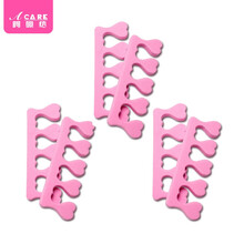 阿嚓热 美甲分趾器涂指甲油手脚分离辅助器海绵隔指棉 桃心海绵3对