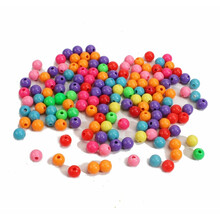 艺趣儿童手工串珠diy材料包幼儿园宝宝送妈妈母亲节日创意礼物小礼品宝石项链手链手镯 圆球