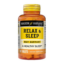 【美国原装】MASON NATURAL梅森天然放松和睡眠 缬草根西番莲 镇静安神抗抑郁 失眠易醒多梦