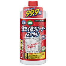 屋久美 日本进口洗衣机槽清洁剂家用滚筒波轮清洗剂 清洁剂-550ml