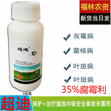 腐霉利 35%悬浮剂 灰霉病烟煤病霜霉病杀菌剂果树腐烂病药菌核病 月季白粉多肉兰花通用杀菌药 5瓶 100毫升/瓶