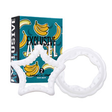 Exclusive Angel 男用包皮阻复环 成人情趣性用品 日夜用套装 （早安环+晚安环）二代 小号