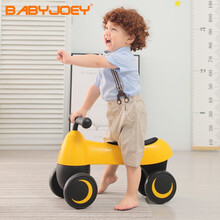 Babyjoey宝宝平衡车无脚踏 婴儿滑行学步车1-3岁儿童滑步车溜溜车 1803 洛克黄