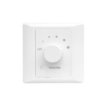 吸顶壁挂背景音乐响箱工程独立音量控制公共广播系统定压定阻音响开关 定压开关版+暗装底盒