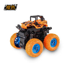 托马斯小火车玩具车轨道惯性四驱越野车儿童益智模型车避震抗耐摔 普通款越野车-橙【6969】