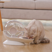 华元宠具（hoopet）猫咪饮水机自动循环宠物活水狗狗喂水器不漏电蜗牛宠物自动饮水器灰