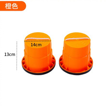 立瓯 儿童踩高跷幼儿园感统器材家用小孩平衡前庭训练户外体能运动玩具 防滑圆柱高跷【橙色2只】