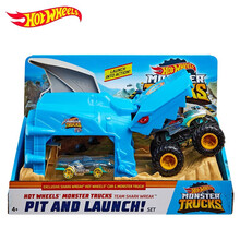 风火轮大脚车HOTWHEELS风火轮小跑车赛道套装/5辆装小车/怪兽大脚车 合金小车 男孩玩具 【GKY03】 狂野大脚车比拼套装