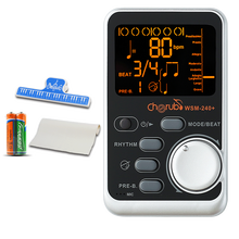 cherub 小天使人声喊拍节拍器钢琴小提琴二胡古筝吉他架子鼓通用节拍器 【拍立减】【电池银】WSM-240人声喊拍+礼