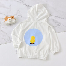 儿童防晒衣 男女童薄外套中大童宝宝皮肤衣防晒服 FS610 (白色)120码