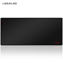 飞遁（LESAILES）900*400*4mm粗面网格专业电竞游戏鼠标垫 超大锁边电脑键盘桌垫 易清洁
