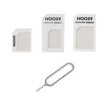 jdhdl 手机卡托还原 取卡针 SIM卡套 剪卡适配卡槽大卡变小卡变 通用性 白色 四合一 通用性