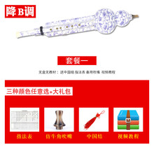 民族魂葫芦丝学生初学入门c调/降b成人考级演奏胶木乐器 仿青花降B 调套餐一
