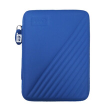 西部数据（WD） 2.5英寸移动硬盘通用防震 保护包 硬壳防震包 保护套 硬盘包 My Passport  包 蓝色