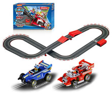 Carrera卡雷拉轨道赛车儿童玩具男孩GO系列1:43双人竞技电动遥控汽车玩具套装礼物 轨长4.9m【汪汪救援队】电源电池双模式 新品！