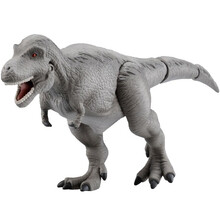 TOMY多美卡 安利亚动物 仿真恐龙 侏罗纪时代 模型玩具 儿童认真玩具 AL-13暴龙 (灰色)895725