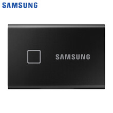 三星SAMSUNG T5 T7 Type-c USB3.1/2移动硬盘SSD固态 安全加密 小巧便携 T7 Touch 经典黑指纹识别 1TB