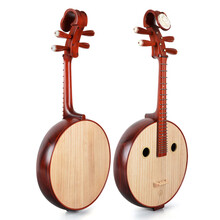 北京星海中阮硬木骨花中阮8511T贴雕金属品演奏级红木中阮琴 盛乐花梨S8512