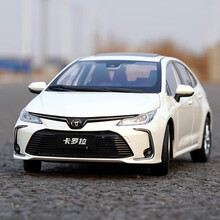1:18原厂汽车模型 一汽丰田2015款14代皇冠 全新一代亚洲龙 十四代卡罗拉 花冠 仿真合金收藏 2019款卡罗拉白色