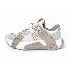 华伦天奴 VALENTINO  男士米色拼浅蓝运动鞋 TY2S0C75CDK 22Q 41 码