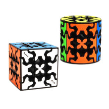 奇艺 齿轮魔方三阶齿轮金字塔齿轮圆柱齿轮球魔方异形三阶顺滑玩具 齿轮圆柱_三阶