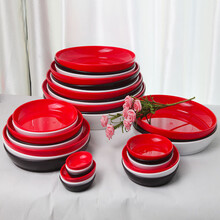 花盆托盘加厚树脂塑料底座底盘垫底圆形接水盘花盆托绿萝多肉 C-02款/内径7.5厘米 白色