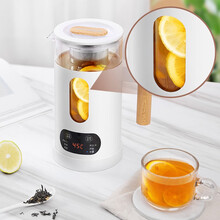 韩国现代（HYUNDAI）煮茶器玻璃加厚蒸汽喷淋式智能控温多功能全自动养生壶煮茶壶升级自动保温