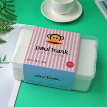 paul frank大嘴猴 化妆棉亲肤卸妆棉 大盒装 干湿两用上妆棉（1000片 家庭装） 1盒*1000片（薄款润透型）