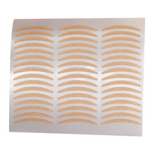 丽颜世家1056贴抖音网红蕾丝双眼皮贴隐形网纱纤维条仙女贴定型无痕网状蕾丝双眼皮贴 月牙22张1056贴