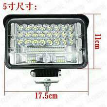 汽车led大灯强光超亮超远灯泡 汽车led大灯12V24V货车射灯超亮越野车改装灯工程车灯摩托电车灯 强光版5寸方远近光