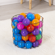 海洋球5.5彩色球儿童宝宝加厚波波池婴儿塑料小球池游乐场玩具球 7CM七彩色加厚200个