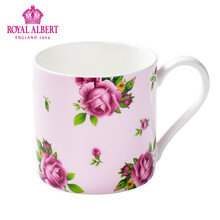 Royal Albert英国皇家阿尔伯特骨瓷餐具茶具咖啡杯盘新皇家粉玫瑰 马克杯0.35L