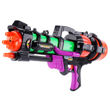 水枪玩具儿童呲水枪抽拉式滋水枪戏水漂流沙滩大号高压喷射枪 爆款超大号-长59cm颜色随机【破损包赔】