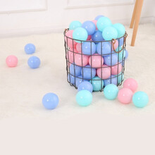 海洋球池无味婴儿波波球宝宝游乐场彩色球加厚塑料玩具球 200个7cm加厚马卡三色