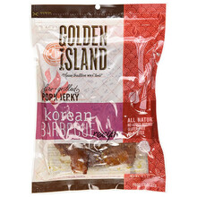国际	美国直邮Golden Island肉干肉脯办公室零食休闲小吃自然片猪肉干猪肉脯优质猪肉 猪肉干410g*1包