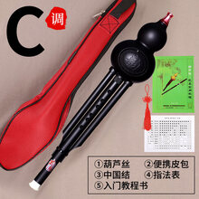 葫芦丝演奏型云南乐器树脂防摔成人小学生初学者c调降b c调+便携皮包+入门资料