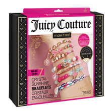 make it real施华洛世奇联名女孩DIY手工首饰手链护身符益智串珠玩具6-8-10岁生日礼物 【可做7款】闪亮水晶首饰套装