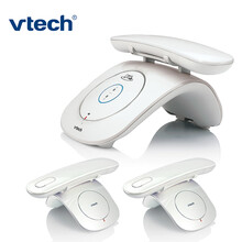 VTech伟易达2033数字无绳电话子母机无线办公固定电话座机 白色一拖二
