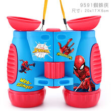 迪士尼望远镜儿童玩具高倍高清双筒男孩女孩宝宝实验小学生放大镜 蜘蛛侠-9591