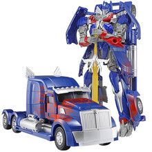 糖米  变形玩具合金金属大黄蜂汽车人机器人收藏模型玩具 儿童男孩女孩玩具礼物  擎天战士【45厘米】