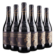 【假一赔十】法国进口红酒礼盒珍酿稀有15度金狮干红葡萄酒750ml*2瓶6瓶整箱 750ML*6瓶