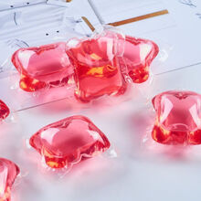 留香去味洗衣凝珠浓缩杀菌去污洗护洗衣液儿童衣物洗衣机手洗凝珠三合一除菌除 螨酵素洗衣球(多色)新老包 玫瑰诱惑【红色】 一家两口组合【30颗】