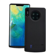 充电宝背夹式电池华为mate30手机壳mate30Pro无线快冲保护器超薄便携户外应急大量100 华为mate30pro【磨砂黑】